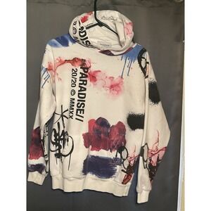 Pacsun‎ Unisex Graffiti Watercolor "ILL" Pullover Hoodie Small